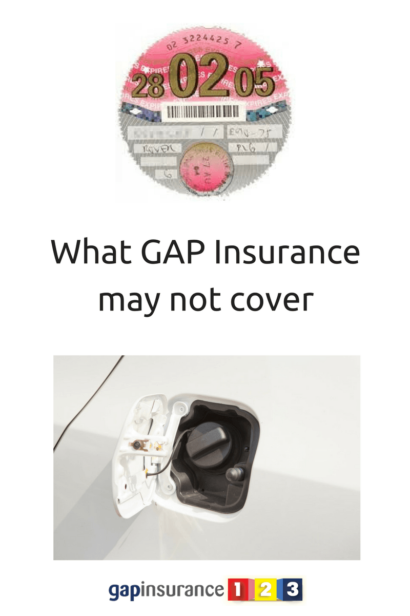 What Gap Insurance does not cover