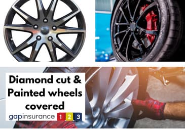 diamond cut and painted alloy wheel insurance