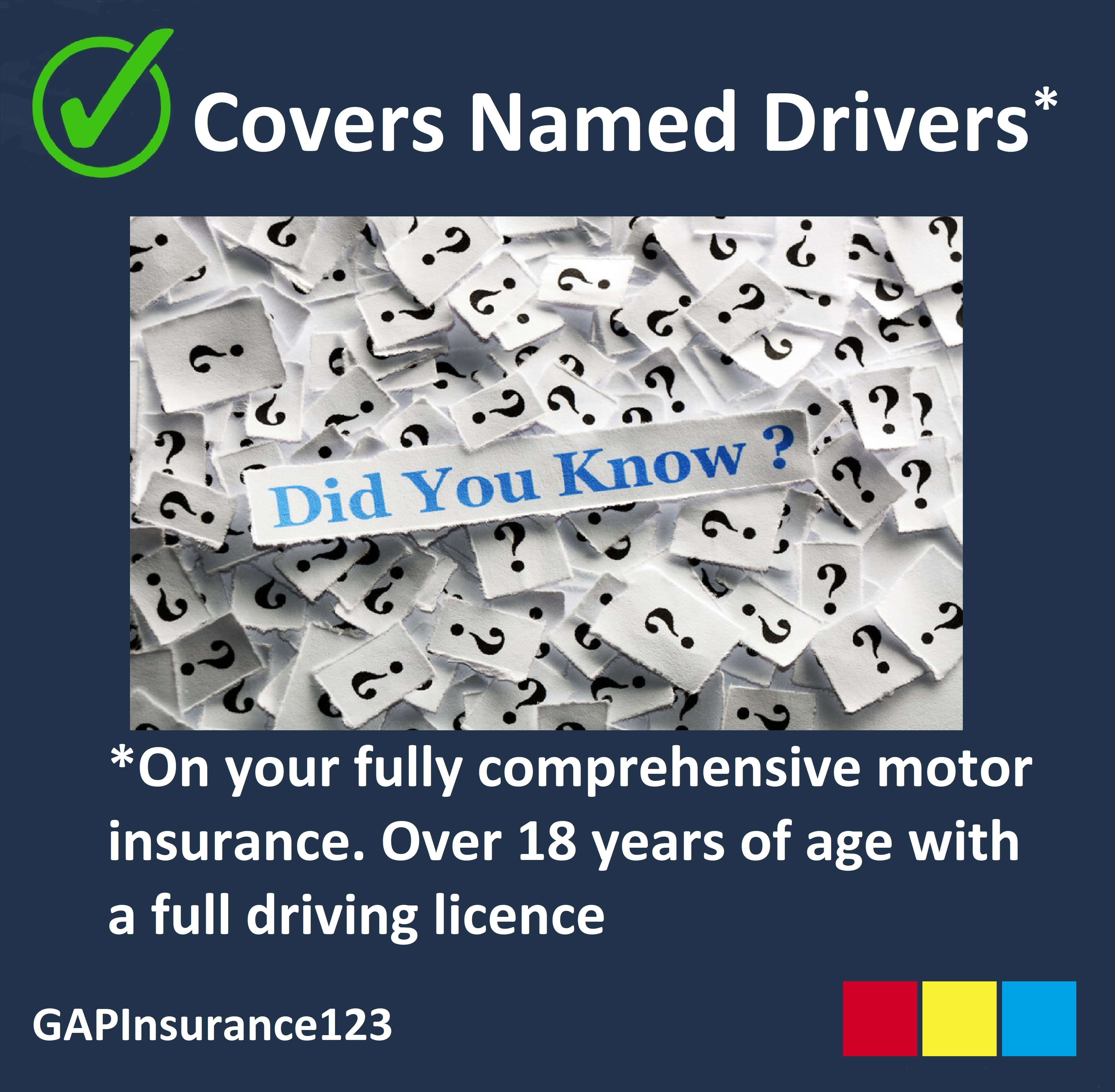 Cover for all named drivers