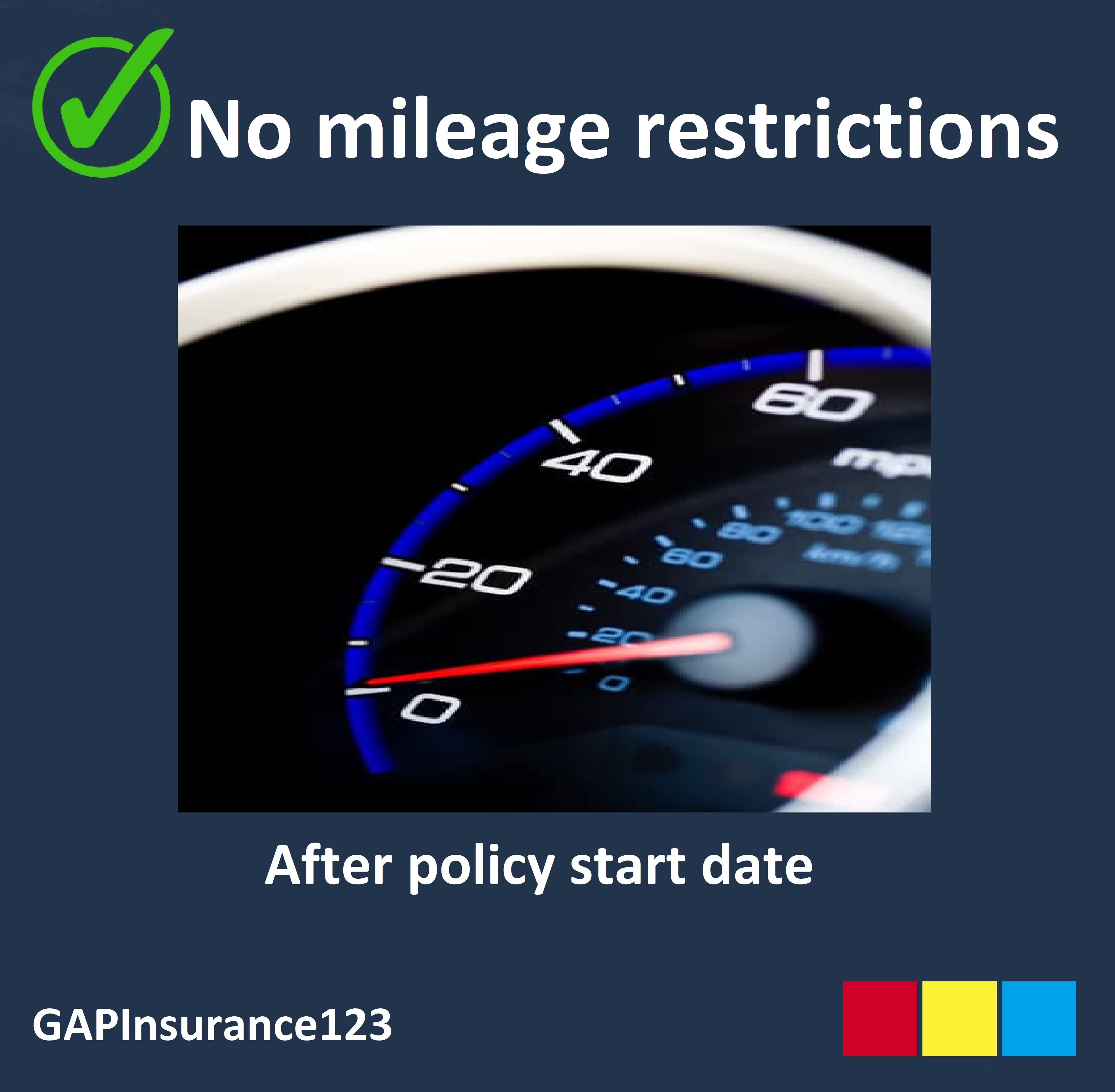 Tyre insurance with no mileage restrictions