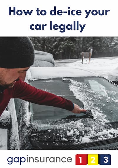 De-icing your car legally