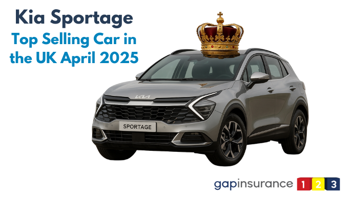 Kia Sportage best selling car in the UK April 2025