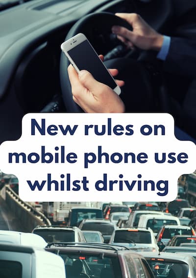 Mobile phone law when driving