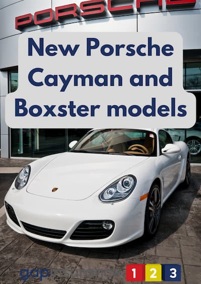 New Porsche Boxster and Cayman GTS