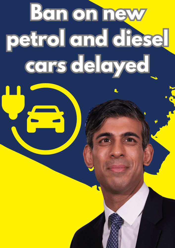 New petrol and diesel car ban delayed