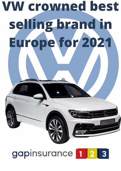 VW best selling brand in Europe 2021
