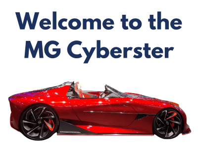 welcome to the MG Cyberster