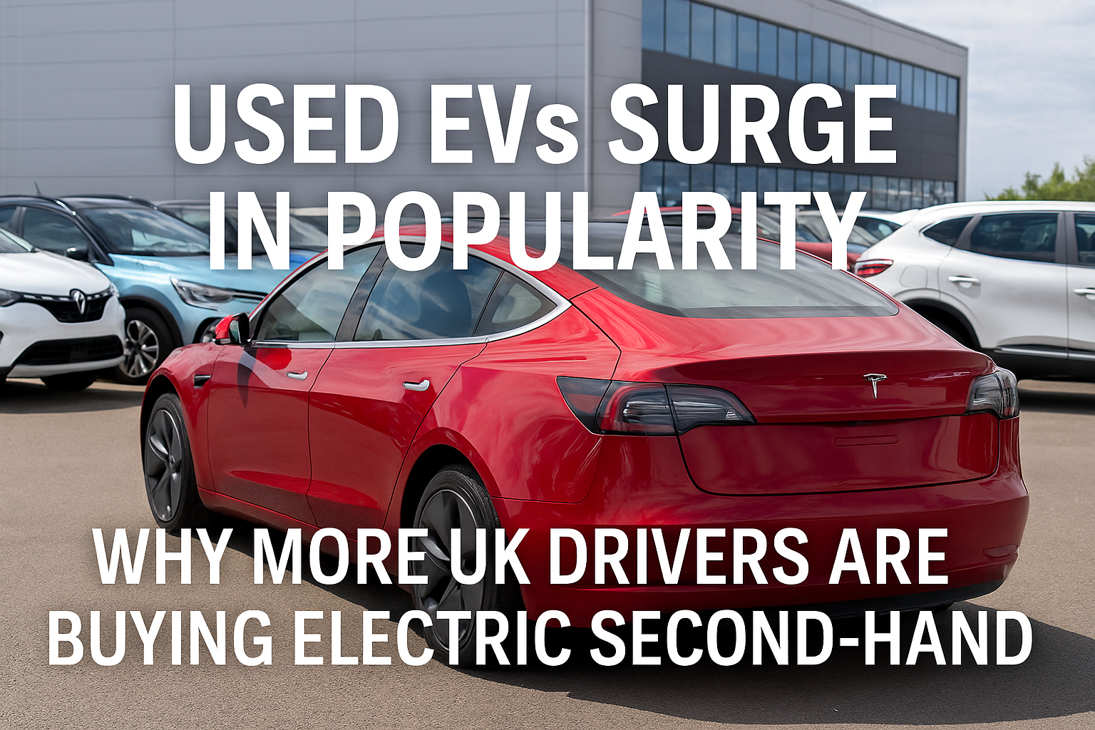Used electric car sales are rising fast in the UK, with the Tesla Model 3 topping the charts. Discover what's driving the growth, which models are most popular, and why now is a smart time to go electric.